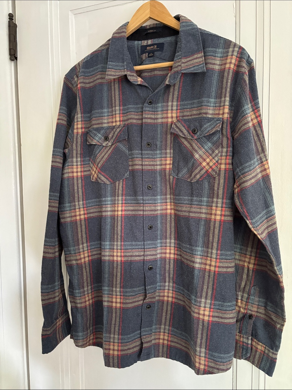 Roark Classic Fit Flannel Long Sleeve Shirt